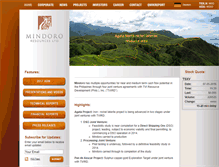 Tablet Screenshot of mindoro.com